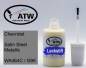 Preview: Chevrolet, Satin Steel Metallic, WA464C / G9K: 20ml Lackstift, von ATW Autoteile West.